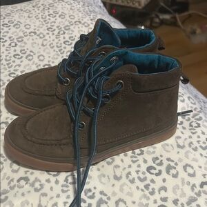 Kids Gymboree Brown High-Top Shoes - 10